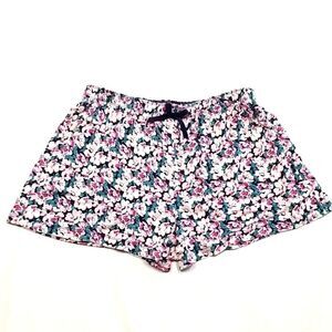 🎁5/$25 J+B  Shorts Women's Small Floral Draw String Exercise Athleisure Gym